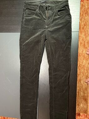 Monfrere Olive Green Velvet Men's Jeans